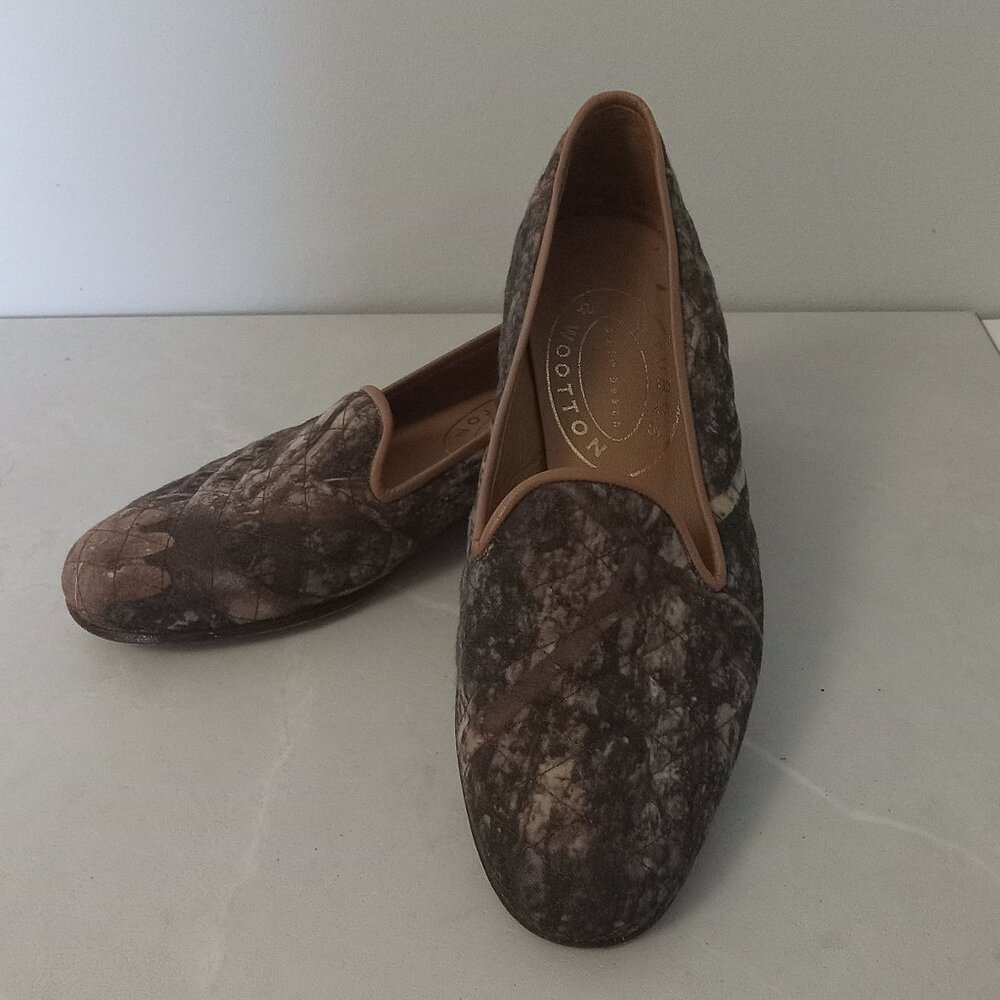 STUBBS & WOOTTON | Forest Quilted Flats